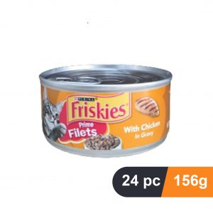 purina friskies prime filets with chicken in gravy