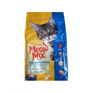 meow mix seafood medley